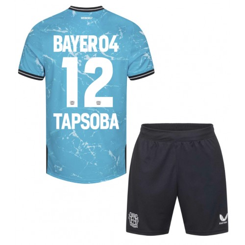 Bayer Leverkusen Edmond Tapsoba #12 Rezervni Dres za djecu 2023-24 Kratak Rukav (+ Kratke hlače)